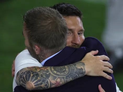 La reacción de Messi al ver que Beckham intentó ser lo más argentino posible