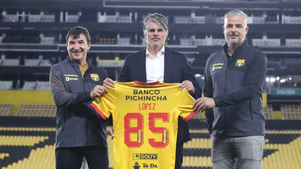 Diego López llegó a Barcelona SC a mediados del 2023. Foto: Barcelona.