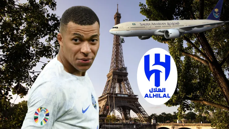 Una delegación del Al Hilal está en París para negociar con Kylian Mbappé. Getty Images.