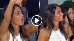Antonela Roccuzzo vivió apasionadamente los goles que anotó Lionel Messi en Inter Miami vs. Atlanta United. Apple TV
