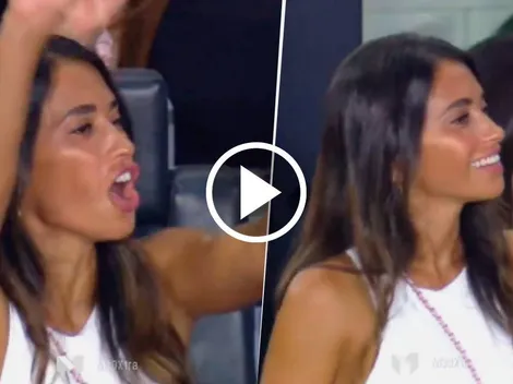 Grito apasionado de Antonela por los goles de Messi vs. Atlanta United