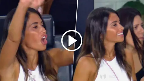 Antonela Roccuzzo vivió apasionadamente los goles que anotó Lionel Messi en Inter Miami vs. Atlanta United. Apple TV
