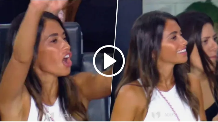 Antonela Roccuzzo vivió apasionadamente los goles que anotó Lionel Messi en Inter Miami vs. Atlanta United. Apple TV