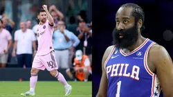 Lionel Messi y James Harden.