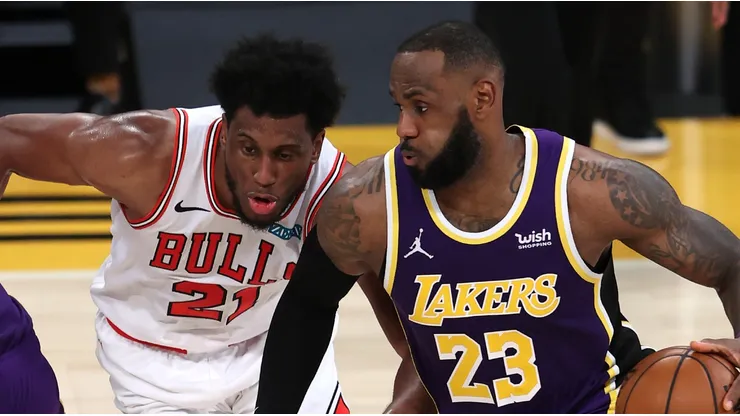 LeBron James vs. Chicago Bulls en la NBA.