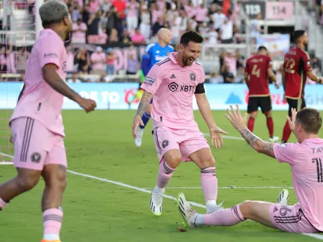 Messi anotó un doblete e hizo avanzar a Inter Miami en la Leagues Cup