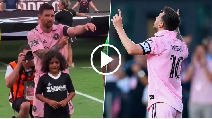 VIDEO | El mundo aplaude el gesto que tuvo Messi con el hijo de un artista