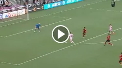 Messi anotó su segundo gol en la Leagues Cup a los ocho minutos.