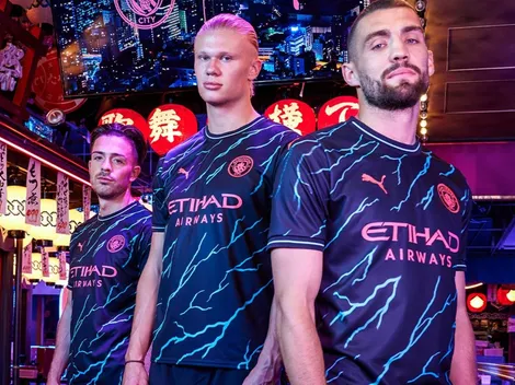 Manchester City presentó su nueva camiseta alternativa para la Temporada 2023/24