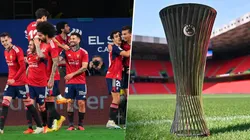 UEFA finalmente eximió a Osasuna de las acusaciones de amaño de partidos, por lo que podrá jugar la Conference League. Getty Images.