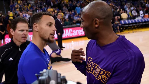 Stephen Curry y Kobe Bryant