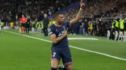 Kylian Mbappé en el Santiago Bernabéu.