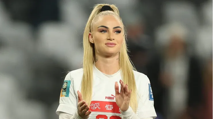 Alisha Lehmann es jugadora de la Selección de Suiza.