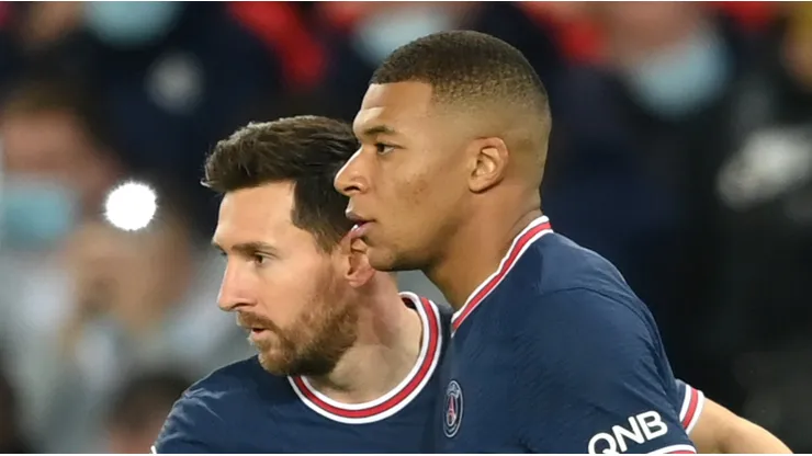 Lionel Messi y Kylian Mbappé.