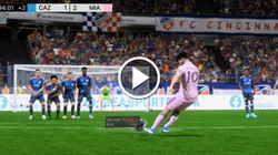 Gol de tiro libre de Lionel Messi con el Inter Miami en el FIFA 23