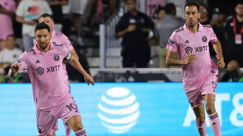 Gerardo Martino confirmó en conferencia de prensa que Lionel Messi y Sergio Busquets jugarán desde el inicio vs. Atlanta United. Getty Images.