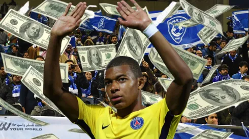 Al Hilal le ofreció un salario de 700 millones de euros por la temporada 2023/2024 a Kylian Mbappé. Getty Images.