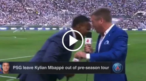 Reportero se desmayó al aire en el Real Madrid vs. AC Milan