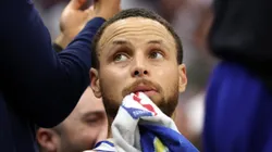 Stephen Curry con Golden State Warriors en la NBA 2023.
