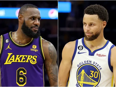 LeBron le responde a Curry por no incluirlo en el mejor equipo de la historia