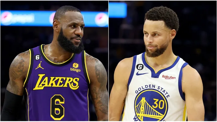 LeBron James y Stephen Curry.