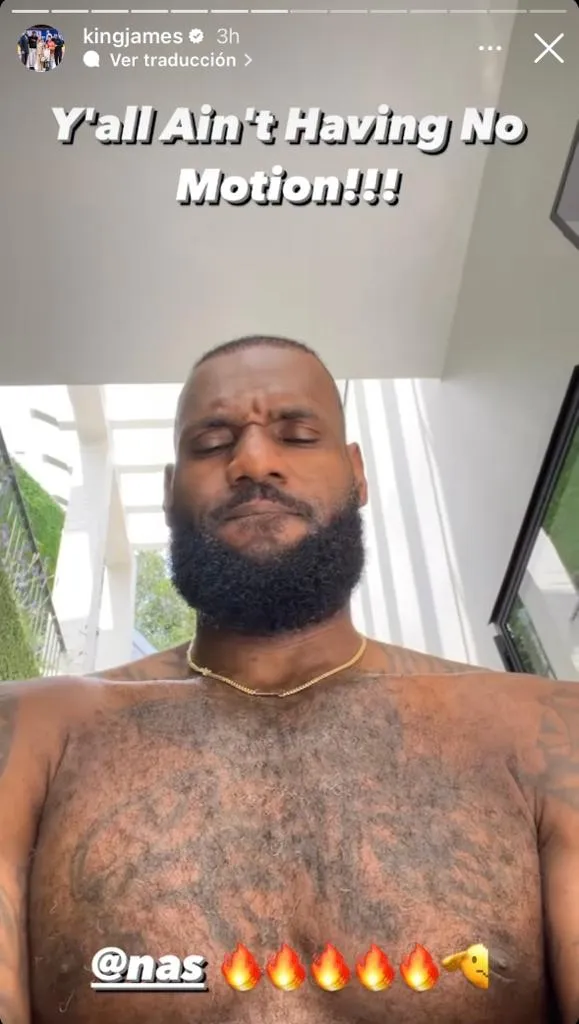 LeBron le responde a Curry (Foto: Instagram: / @kingjames)