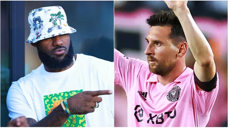 LeBron James y Lionel Messi.