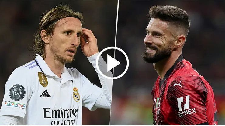 Real Madrid vs. Milan por un amistoso internacional.