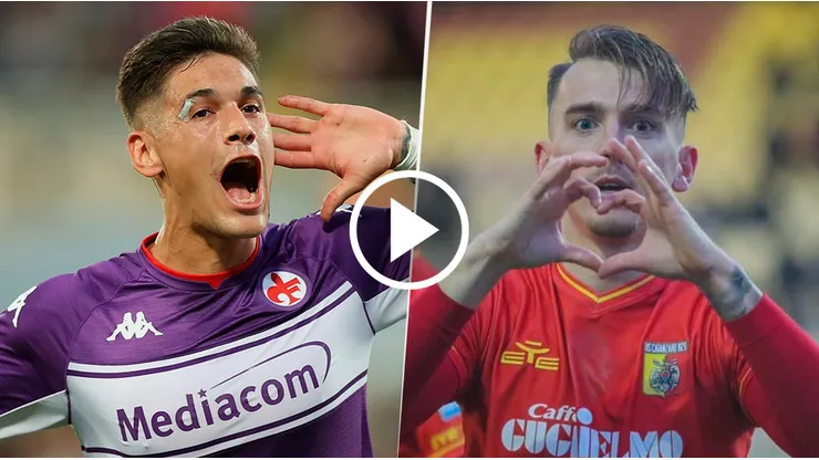 Fiorentina y Catanzaro se enfrentan en un amistoso.