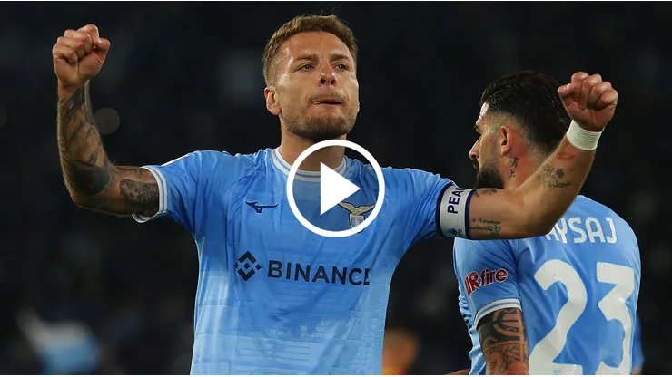 Lazio vs. Triestina por un amistoso.