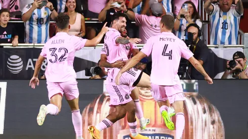 El partido del debut de Lionel Messi en el Inter Miami fue el evento futbolístico más visto en la historia de la TV de los Estados Unidos. Getty Images.