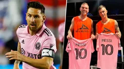 La molestia de los hinchas apuntó contra los argentinos Rotondi y Lotti por preocuparse más de la camiseta de Messi que del partido.