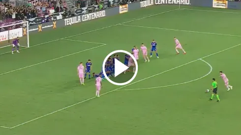 Como tiene que ser: Lionel agarró el balón y en la última jugada marcó el triunfo para el Inter Miami