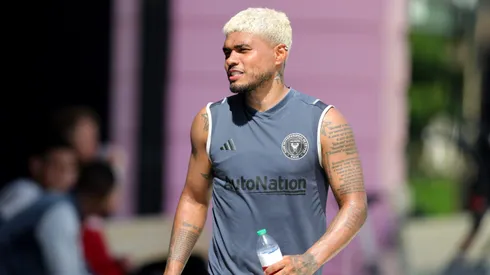 FORT LAUDERDALE, FLORIDA – JULY 12: Josef Martínez #17 of Inter Miami looks on after a training session at DRV PNK Stadium on July 12, 2023 in Fort Lauderdale, Florida. (Photo by Megan Briggs/Getty Images)
