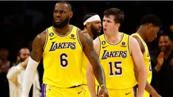 LeBron James y Austin Reaves