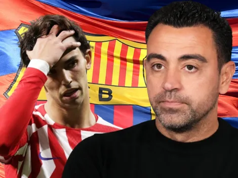 ¡Xavi le baja el pulgar a Joao Félix!