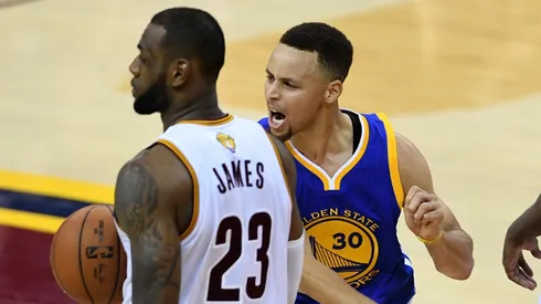 LeBron James y Stephen Curry.
