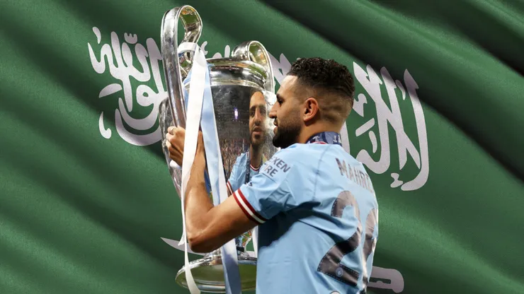 Dura baja para Manchester City: Mahrez fue vendido a Arabia Saudita