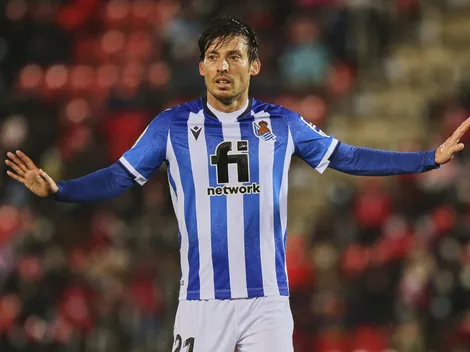 David Silva sufrió una grave lesión en un entrenamiento con Real Sociedad