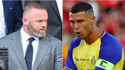 Wayne Rooney y Cristiano Ronaldo.