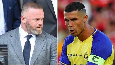 Wayne Rooney y Cristiano Ronaldo.