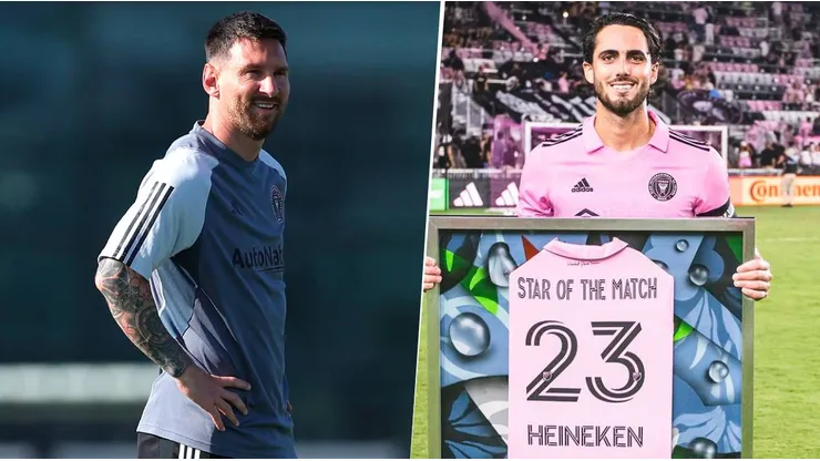 Lionel Messi auxilió a Leonardo Campana con entradas para su presentación en el Inter Miami. Getty Images.