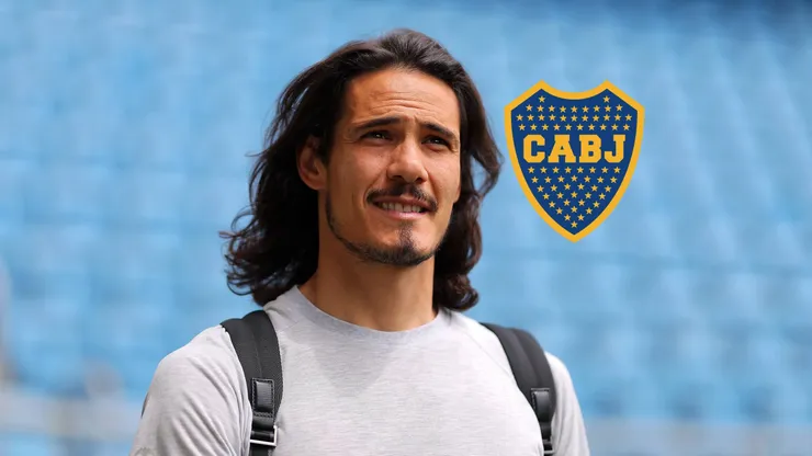 El hermano de Edinson Cavani publicó en Instagram una foto del jugador con la camiseta de Boca Juniors. Getty Images.