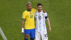 Neymar Júnior reconoció que quería que gane Argentina la Final de la Copa del Mundo de Qatar 2022 por Lionel Messi. Getty Images.