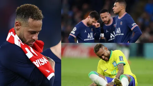 Neymar, Lionel Messi y Kylian Mbappé.