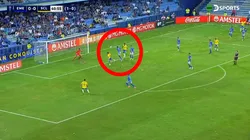 Alejandro Hohberg se comió un gol abajo del arco