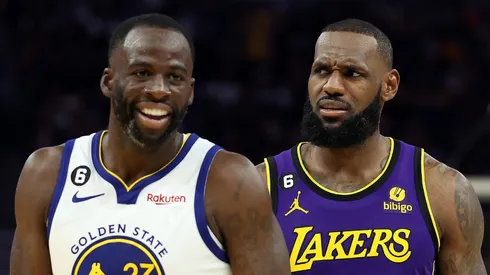 Draymond Green y LeBron James.