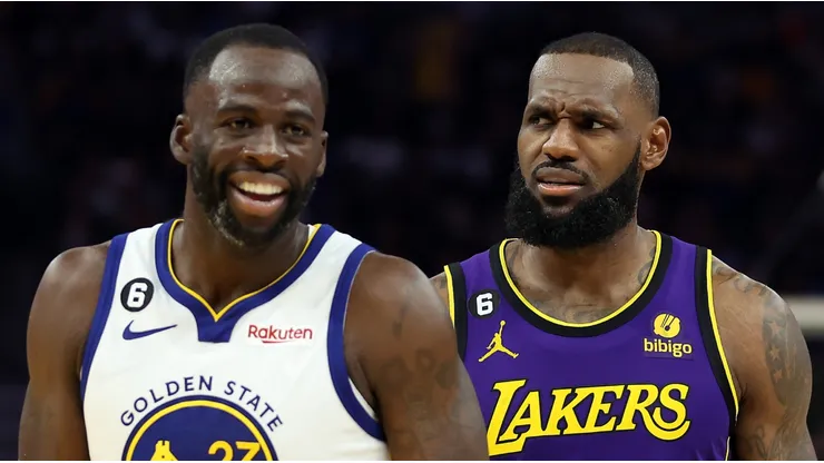 Draymond Green y LeBron James.