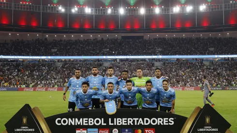 RIO DE JANEIRO, BRAZIL - JUNE 27: Players of Sporting Cristal pose before a Copa CONMEBOL Libertadores 2023 Group D match between Fluminense and Sporting Cristal at Maracana Stadium on June 27, 2023 in Rio de Janeiro, Brazil. (Photo by Wagner Meier/Getty Images)