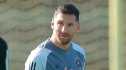 Lionel Messi entrenando con Inter Miami.